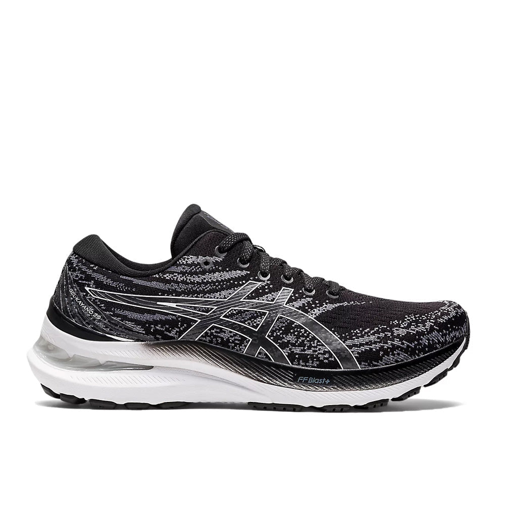 Women's Asics Gel-Kayano 29, Black/White, 8 D Wide