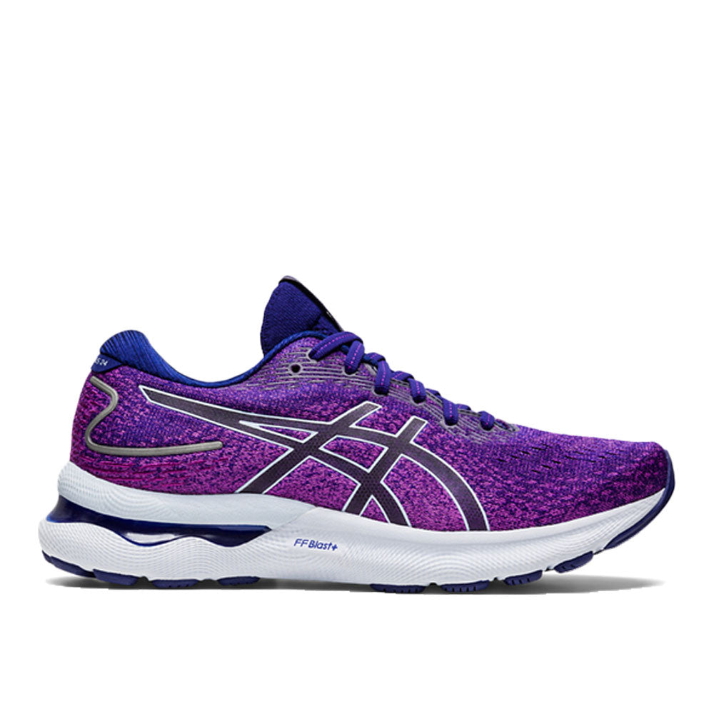 Women's Asics Gel-Nimbus 24, Orchid/Soft Sky, 9.5 B Medium