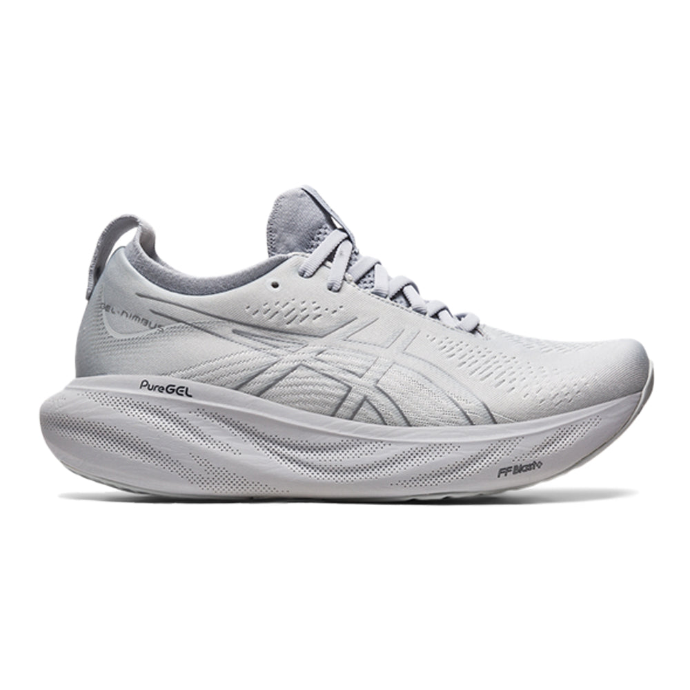 Women's Asics Gel-Nimbus 25, PIEDMONT GREY/SHEET ROCK, 10.5 B Medium