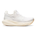 Women's Asics Gel-Nimbus 25, White/White, 8.5 B Medium