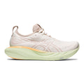 Women's Asics Gel-Nimbus 25, Cream/Fawn, 7.5 B Medium