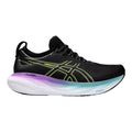 Women's Asics Gel-Nimbus 25, Black/Glow Yellow, 10 B Medium