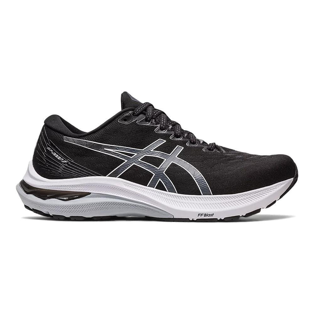 Women's Asics GT-2000 11, Black/White, 8 D Wide