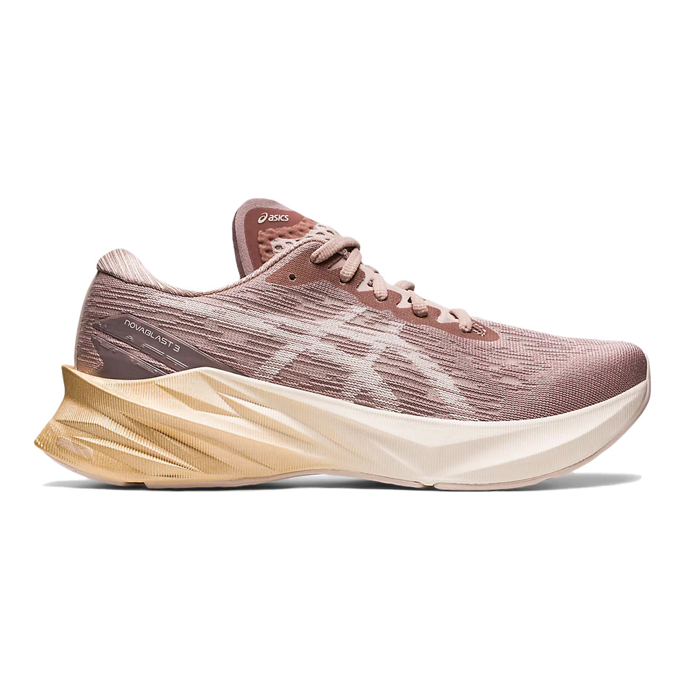 Women's Asics Novablast 3, Fawn/Mineral Beige, 6 B Medium