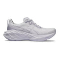 Women's Asics Novablast 4, Lilac Hint/Faded Ash Rock, 9 B Medium