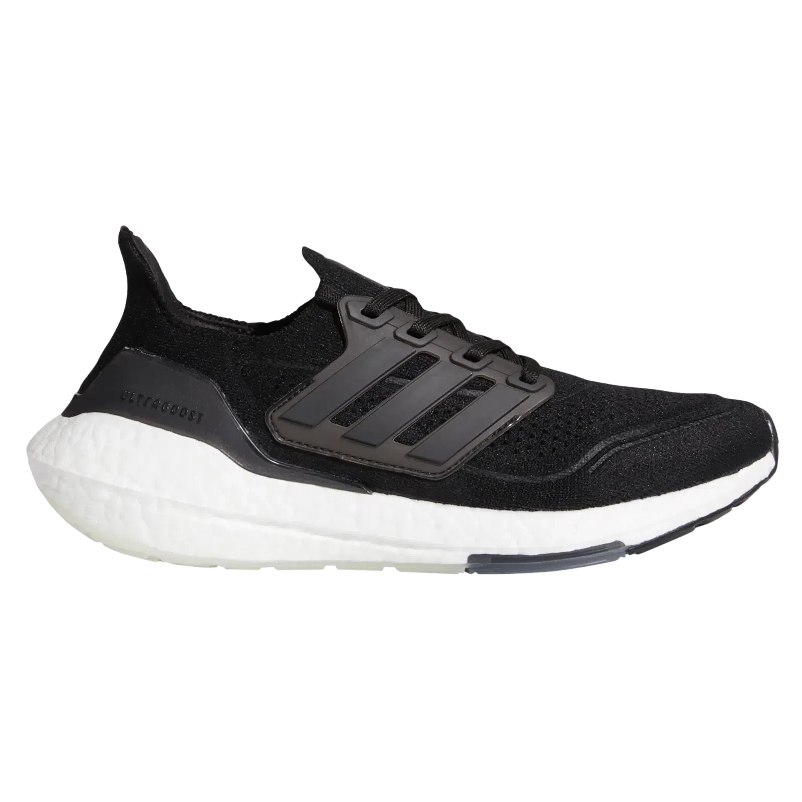 Women's Adidas Ultraboost 21, Black/Black/Grey, 9.5 B Medium