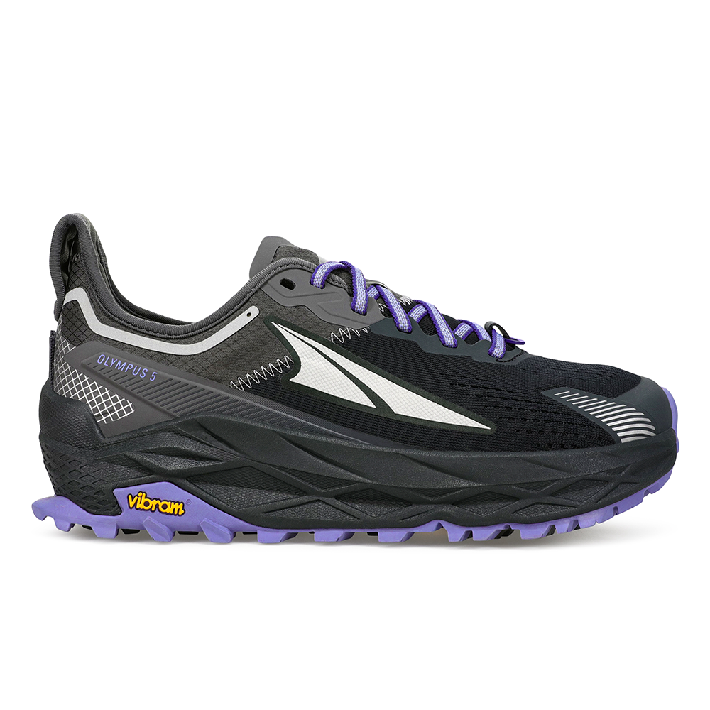 Women's Altra Olympus 5, Black/Gray, 10 B Medium