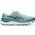 Women's Asics Gel-Cumulus 24, Oasis Green/Black, 8.5 B Medium