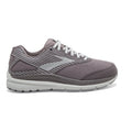 Women's Brooks Addiction Walker Suede, Shark/Alloy/Oyster, 10 B Medium