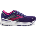 Women's Brooks Adrenaline GTS 22, Navy/Yucca/Pink, 9.5 B Medium