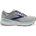 Women's Brooks Adrenaline GTS 22, Alloy/Blue/Green, 5 B Medium