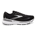 Women's Brooks Adrenaline GTS 23, Black/White/Silver, 8 B Medium