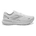 Women's Brooks Adrenaline GTS 23, White/Oyster/Silver, 6 B Medium