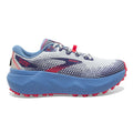 Women's Brooks Caldera 6, Oyster/Blissful Blue/Pink, 9.5 B Medium