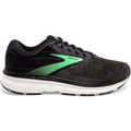 Women's Brooks Dyad 11, Black/Ebony/Green, 8 D Wide