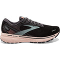 Women's Brooks Ghost 14, Black/Pearl/Peach, 5 B Medium