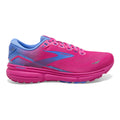 Women's Brooks Ghost 15, Pink Glo/Blue/Fuchsia, 6.5 B Medium