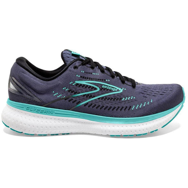 Women's Brooks Glycerin 19, Nightshadow/Black/Blue, 9.5 Medium