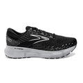 Women's Brooks Glycerin 20, Black/White/Alloy, 9.5 D Wide