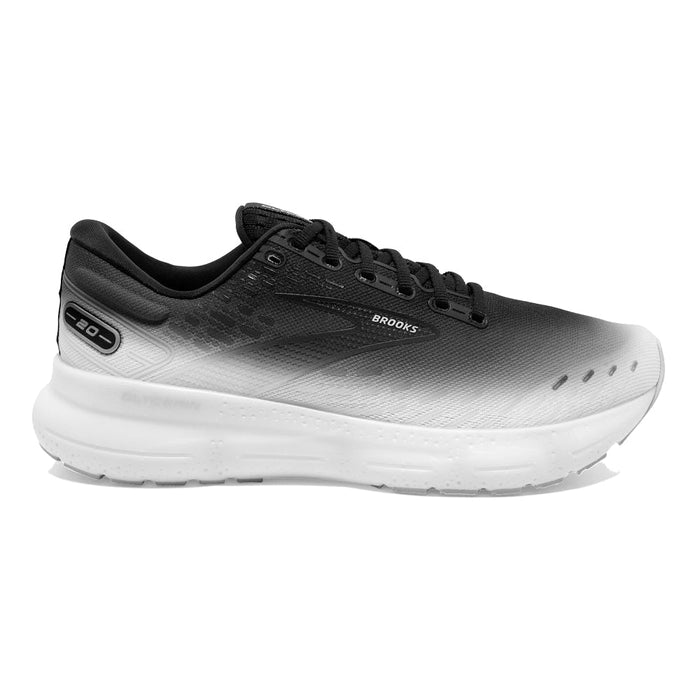 Women's Brooks Glycerin 20, Black/Lilac/White, 9.5 B Medium