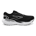 Women's Brooks Glycerin GTS 21, Black/Grey/White, 9 D Wide