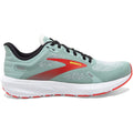 Women's Brooks Launch 9, Blue Surf/Black/Cherry Tomato, 8 B Medium