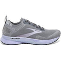 Women's Brooks Levitate 4, Grey/Blackened Pearl/Purple, 11 B Medium