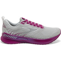 Women's Brooks Levitate GTS 5, Grey/Lavender/Baton Rouge, 9.5 B Medium