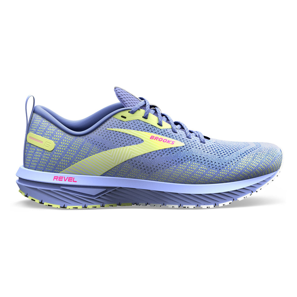 Women's Brooks Revel 6, Purple/Pink, 10.5 B Medium
