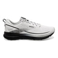 Women's Brooks Trace 3, White/Oyster/Black, 10 B Medium