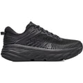 Women's Hoka One One Bondi 7, Black/Black, 9 D Wide