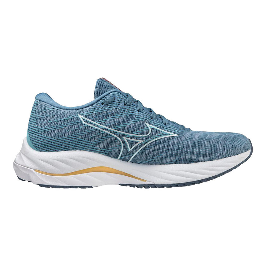Women's Mizuno Wave Rider 26, Mountain Spring/White, 11 B Medium