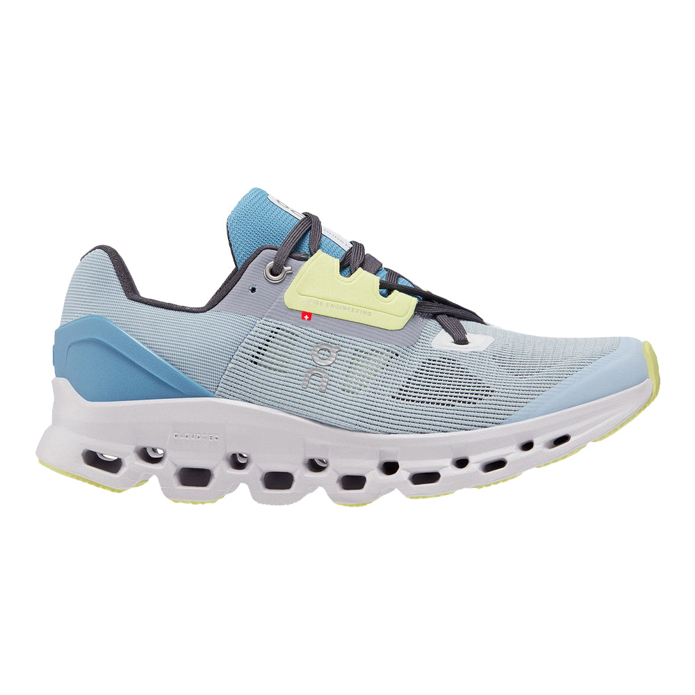 Women's On Cloudstratus, Chambray/Lavender, 7.5 B Medium