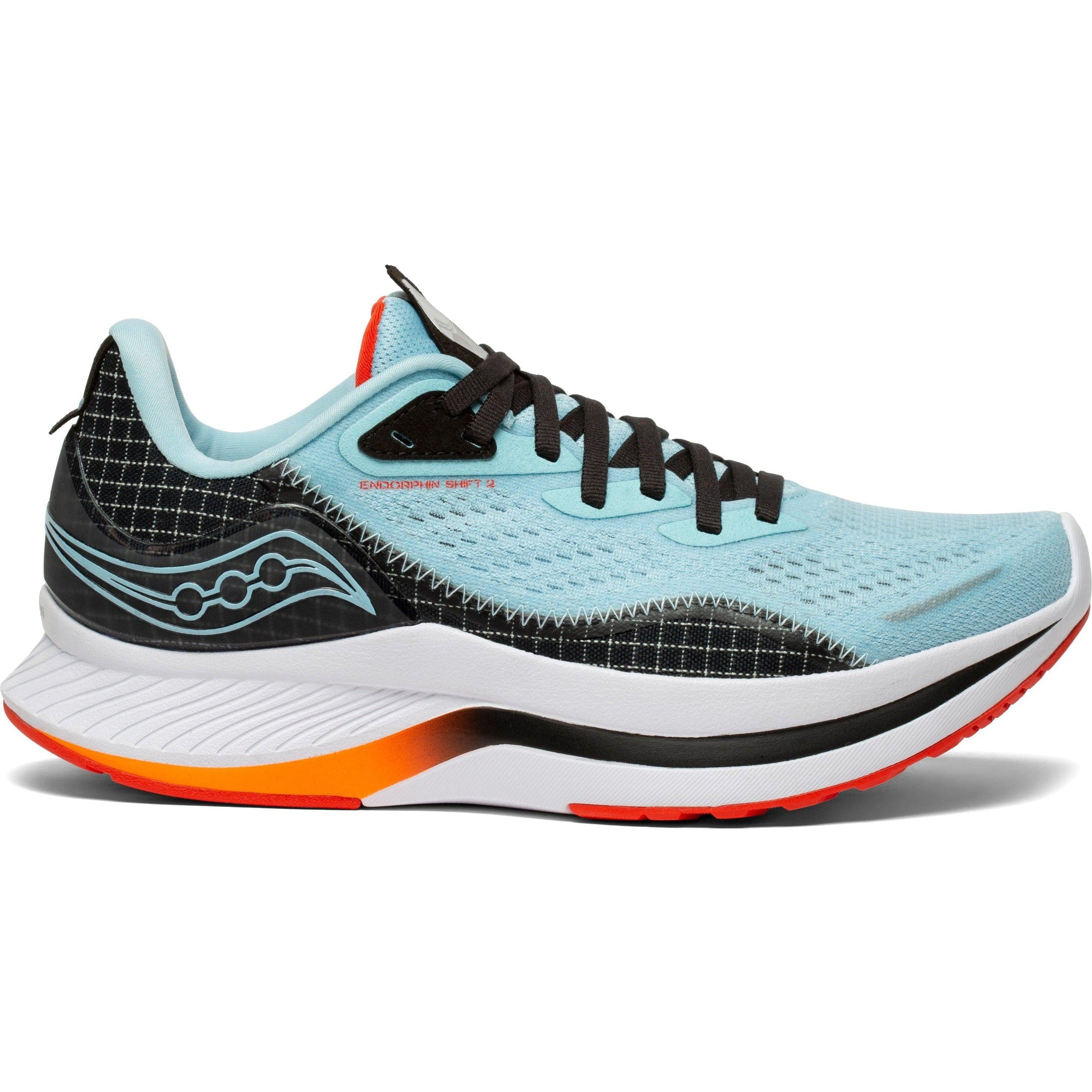 Women's Saucony Endorphin Shift 2, Powder/Scarlet, 8.5 B Medium