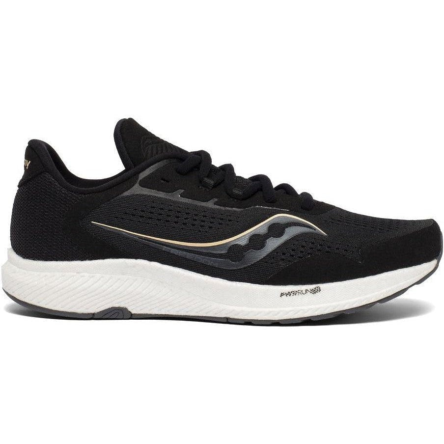 Women's Saucony Freedom 4, Black/Sunset, 8 B Medium