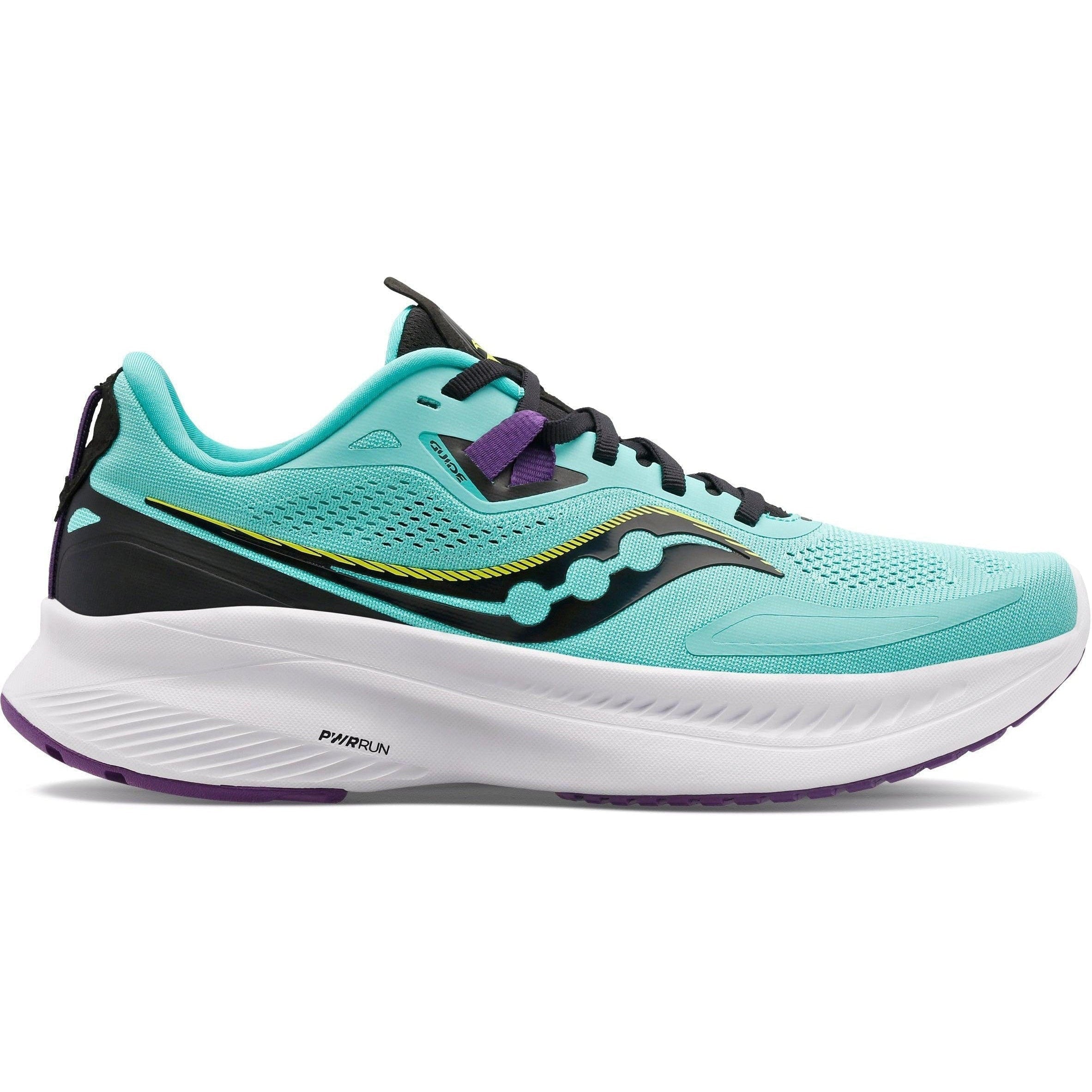 Women's Saucony Guide 15, Cool Mint/Acid, 8.5 B Medium
