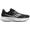 Women's Saucony Ride 16, Black/White, 9.5 D Wide