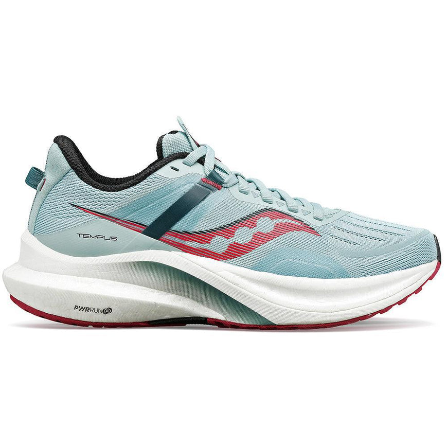 Women's Saucony Tempus, Mineral/Rose, 8 B Medium