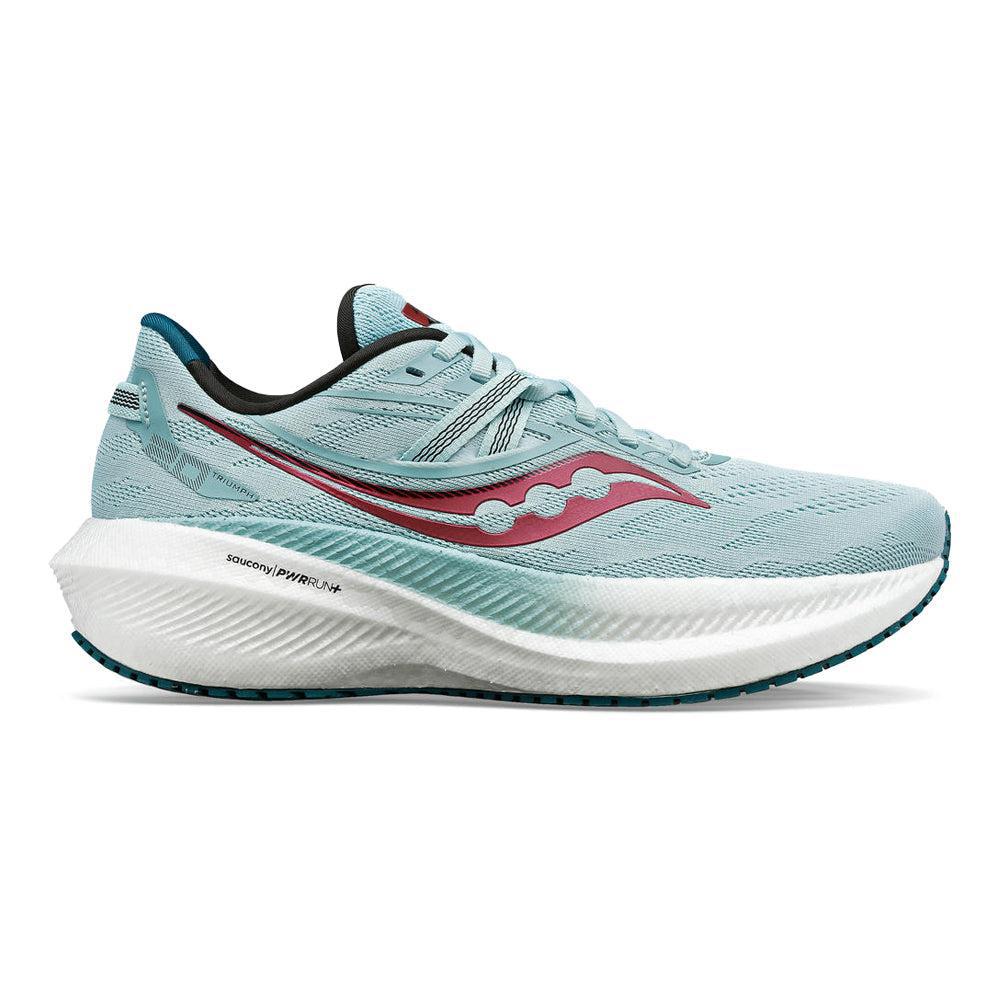 Women's Saucony Triumph 20, Mineral/Berry, 7.5 B