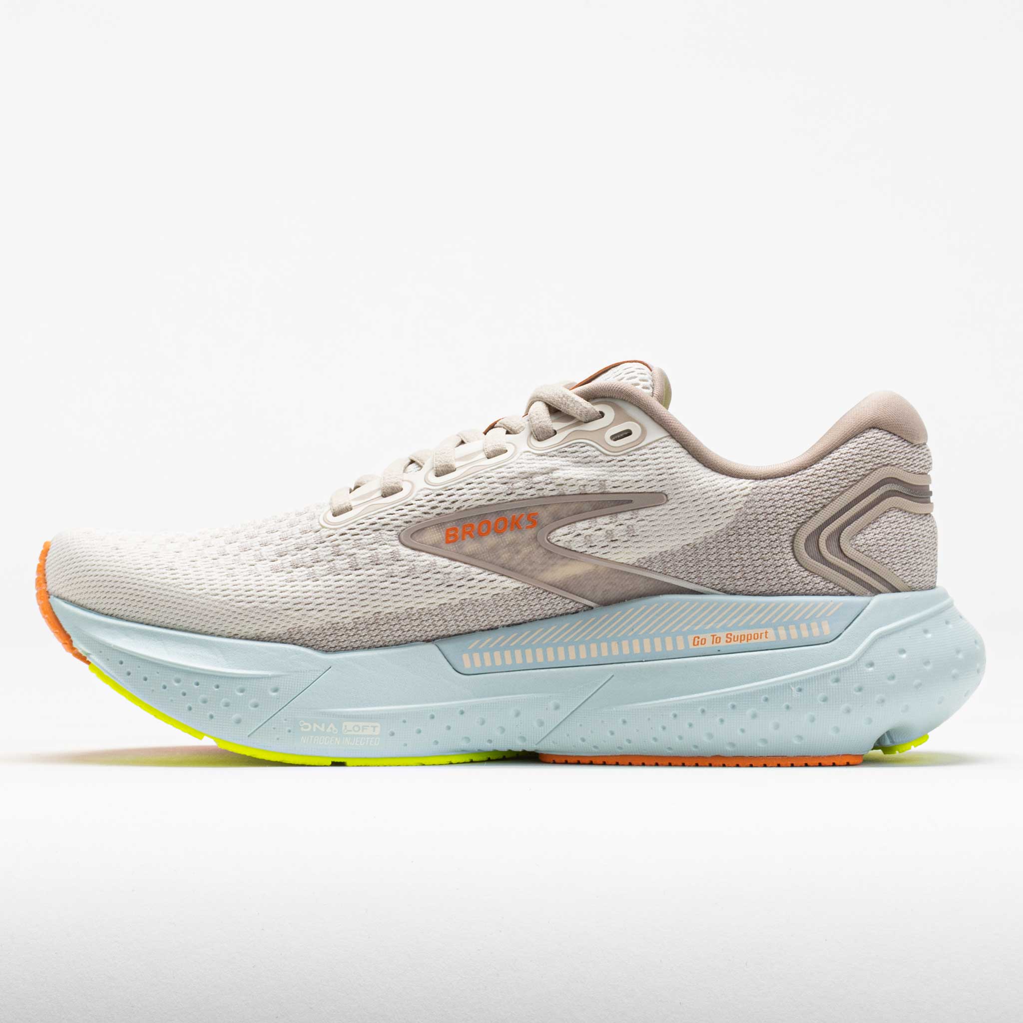 Brooks Glycerin GTS 21 Women's  Coconut/Aqua/Autumn Sunset