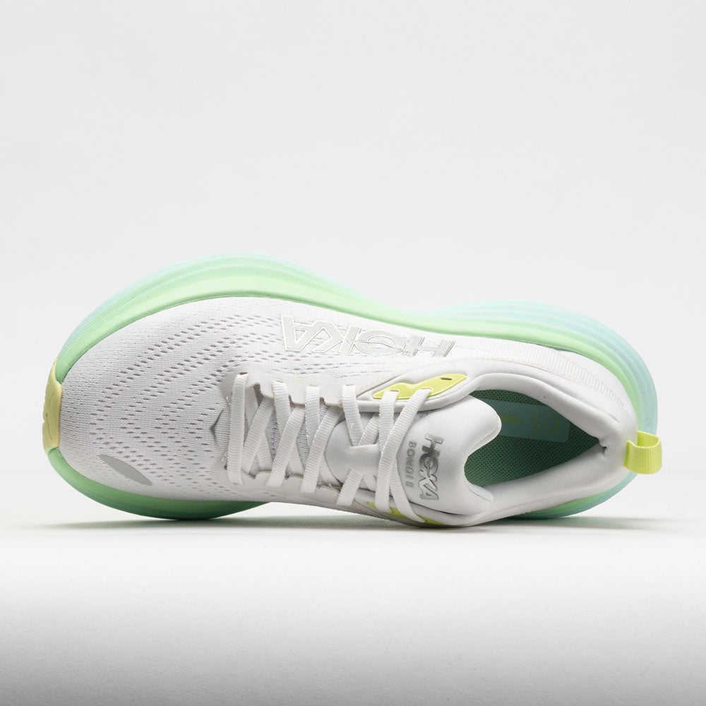 HOKA Bondi 8 Women's  Blanc de Blanc/Sunlit Ocean