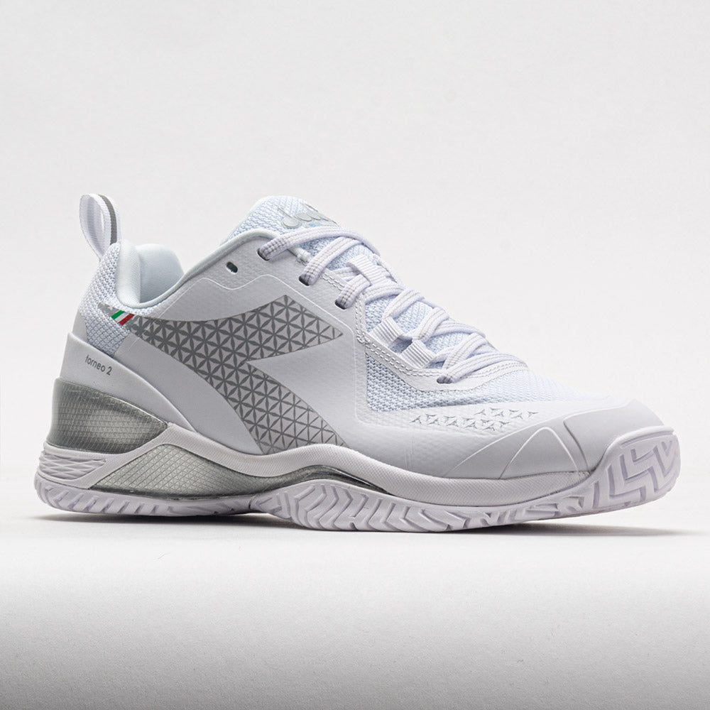 Diadora Blushield Torneo 2 AG Women's  White/White/White