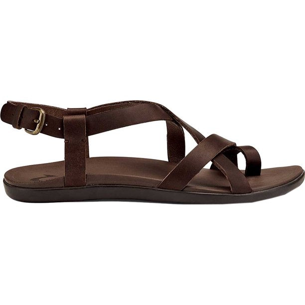 Women's Olukai Upena, Kona Coffee, 8 B Medium