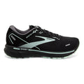 Women's Brooks Ghost 14 GTX, Black/Blackened Pearl/Aquaglass, 11 B Medium
