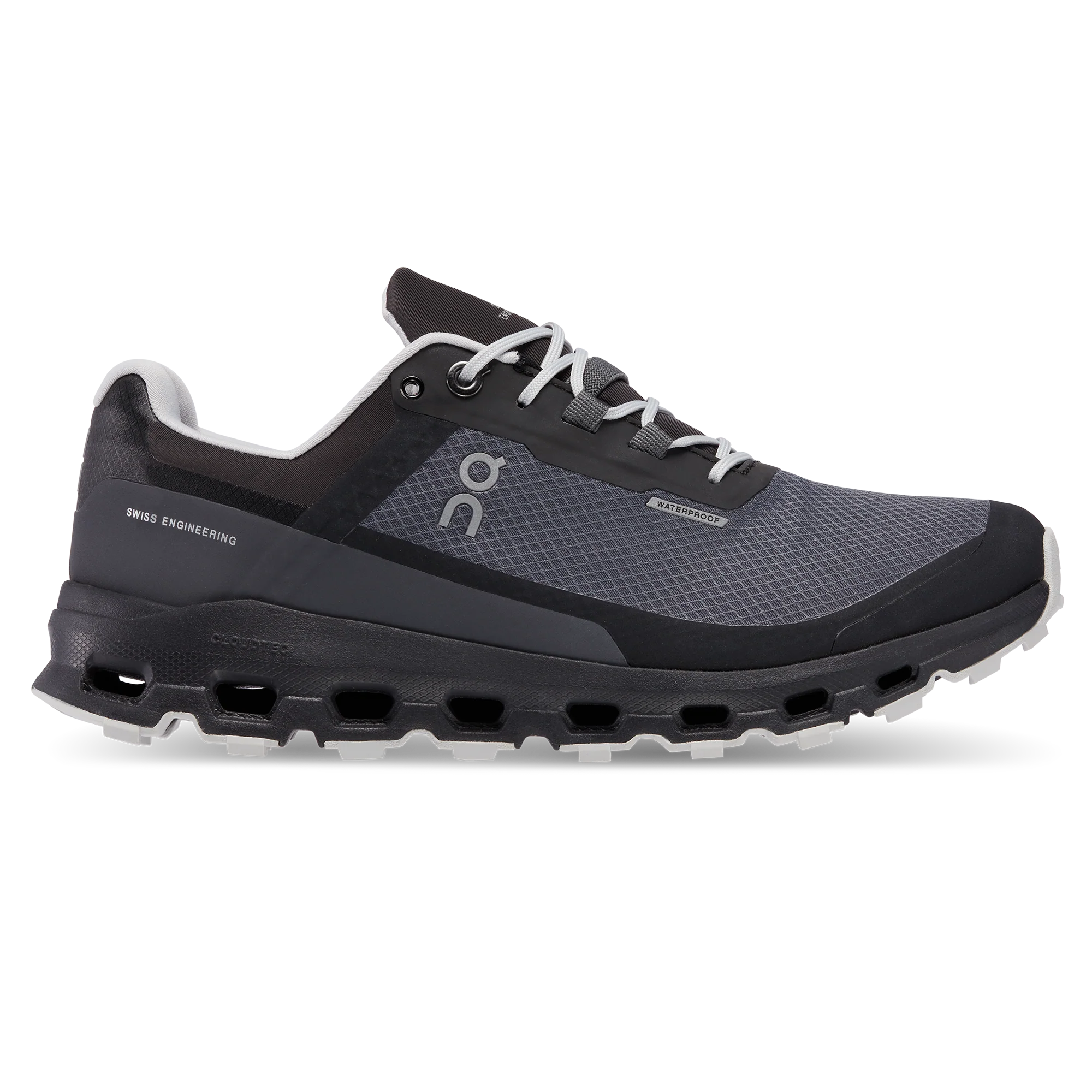 Women's On Cloudvista Waterproof, Eclipse Black, 8.5 B Medium