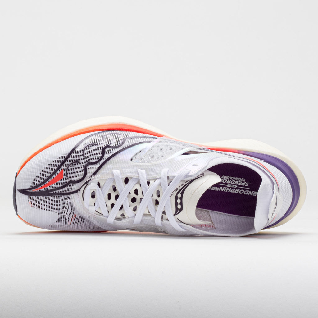 Saucony Endorphin Elite Men's  White/ViZiRed