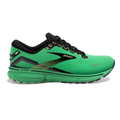 Men's Brooks Ghost 15, Green/Black/Sharp Green, 9 D Medium