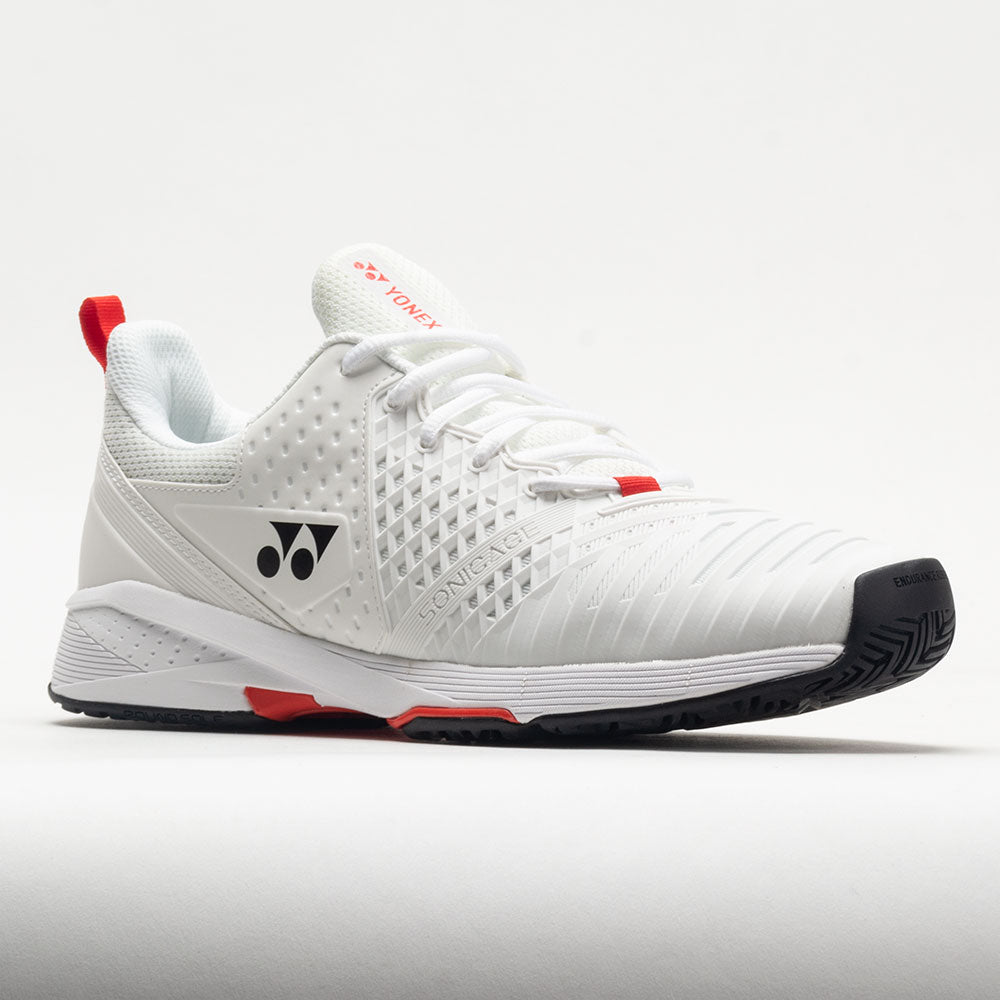 Yonex Power Cushion Sonicage 3 Men's  White/Red