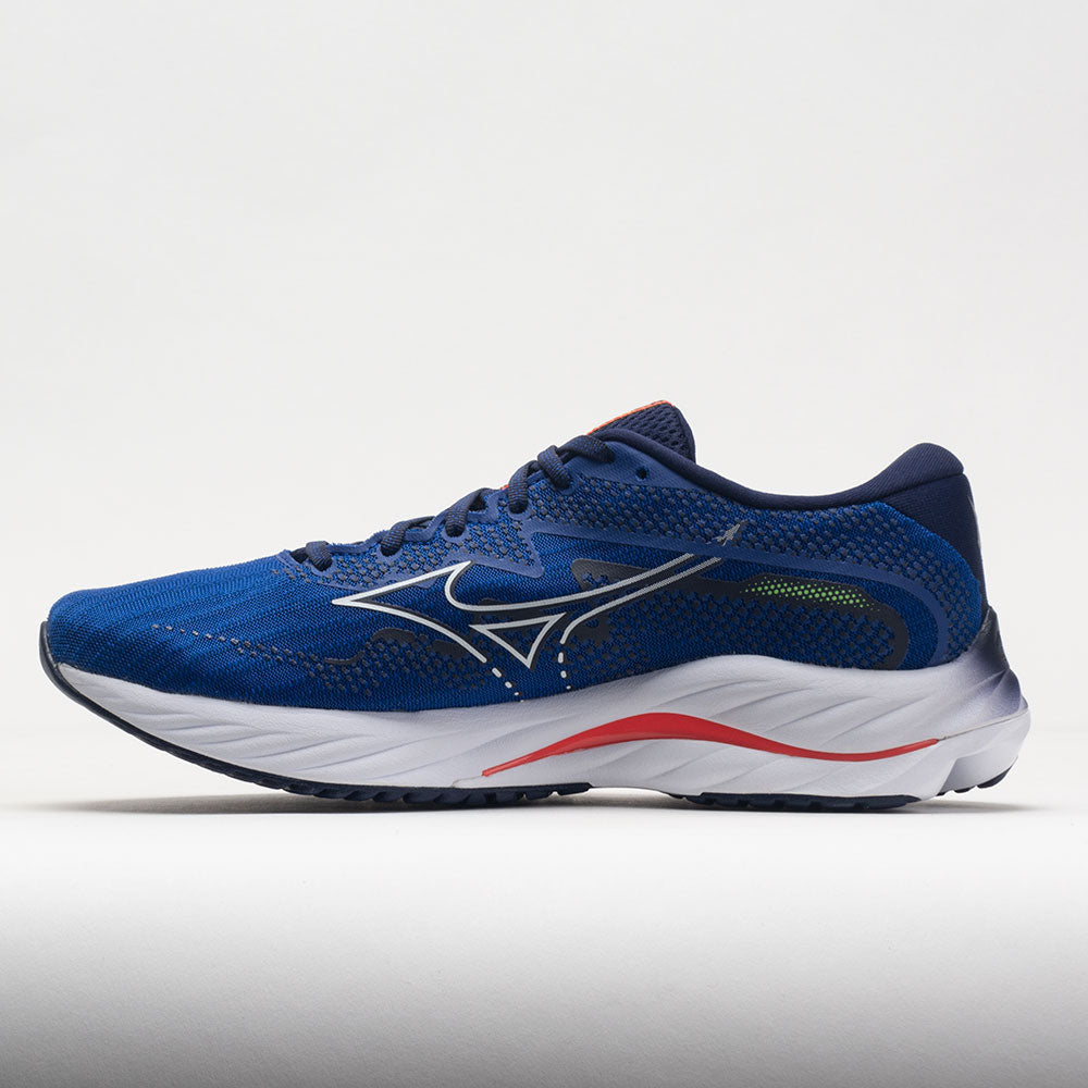 Mizuno Wave Rider 27 Mesh Men's  Surf The Web/White