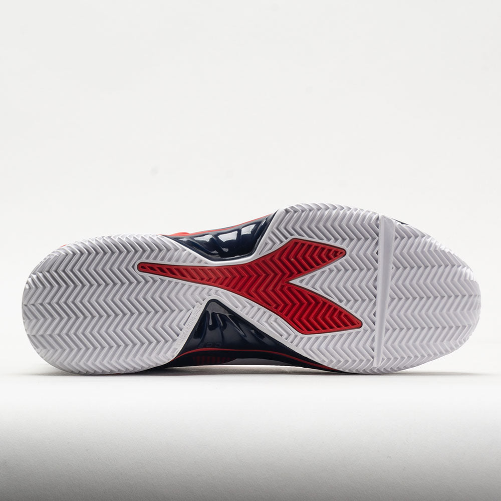 Diadora B.Icon 2 Clay Men's  Blue Corsair/White/Fiery Red